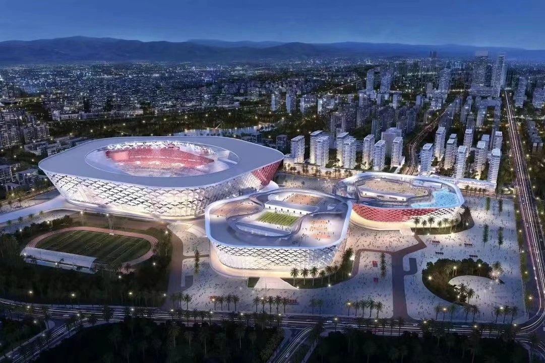 918博天堂--三亚国际体育中心体育馆、游泳馆立面膜结构工程