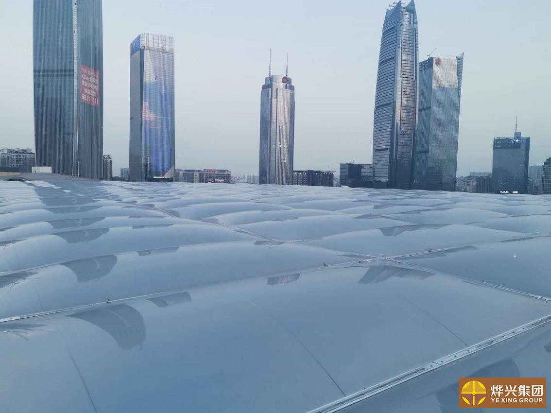 918博天堂-东莞市民中心ETFE膜结构气枕屋面